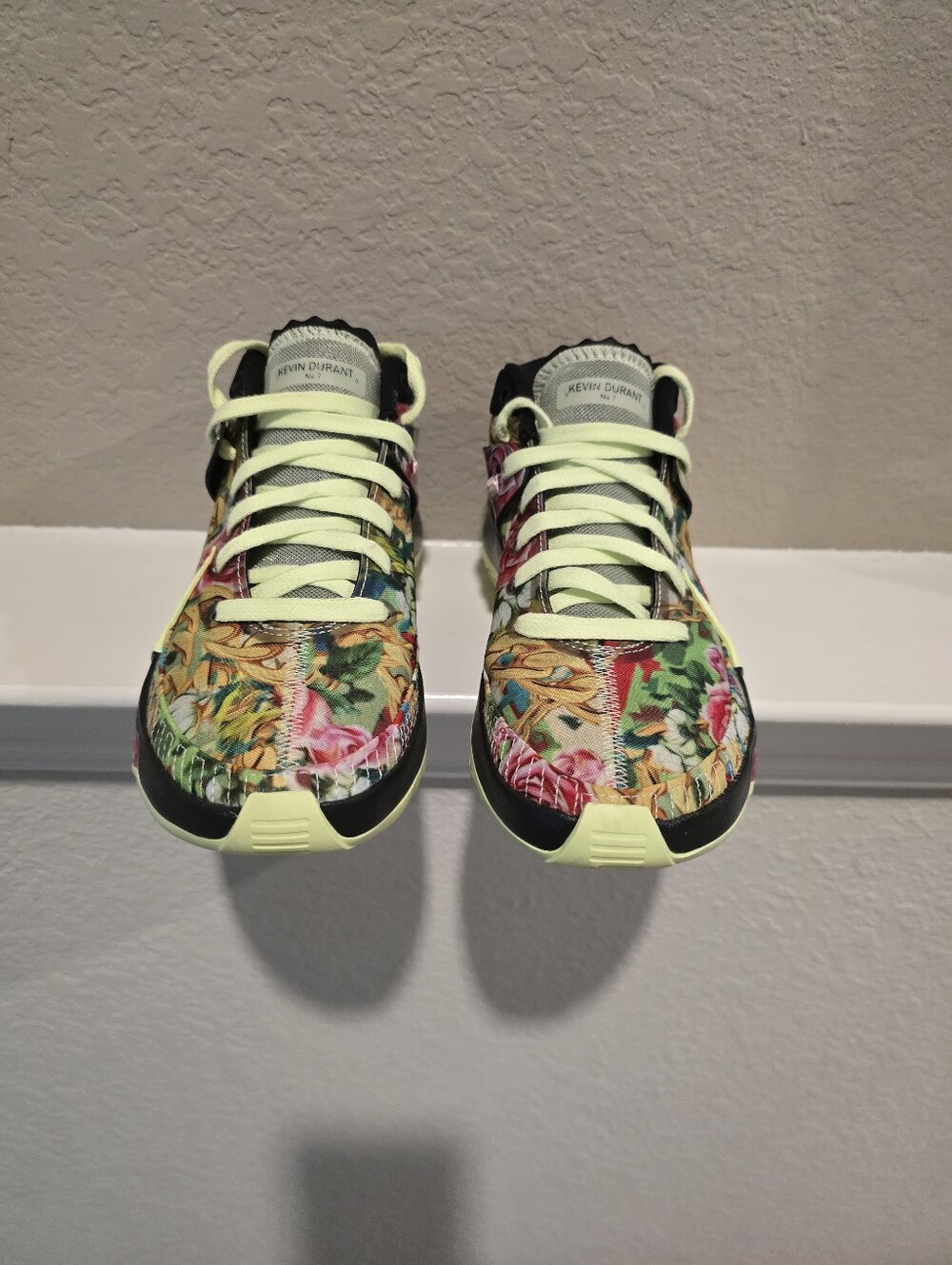 Kevin Durant Floral Multicolor Athletic Sneakers -